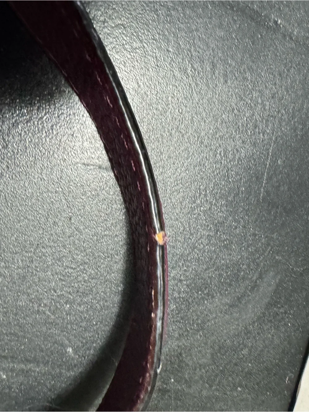 kate‎ spade plum pebbled leather shoulder bag with gold hardware